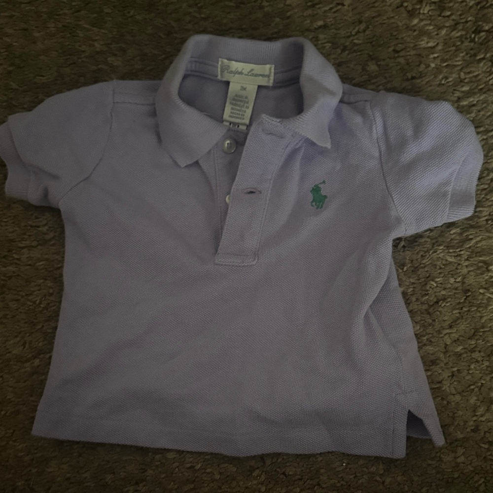 Ralph Lauren Kids Lavender Polo Shirt